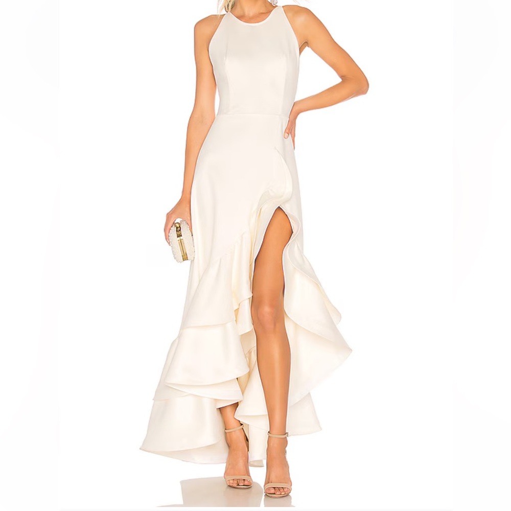 Bronx and Banco Paros Gown White Brand New With Tags NWT Size 2